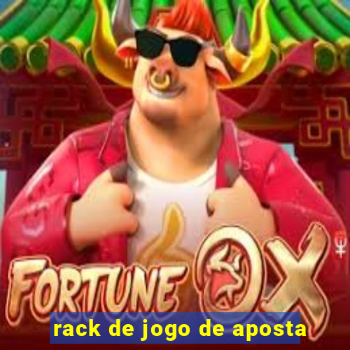 rack de jogo de aposta